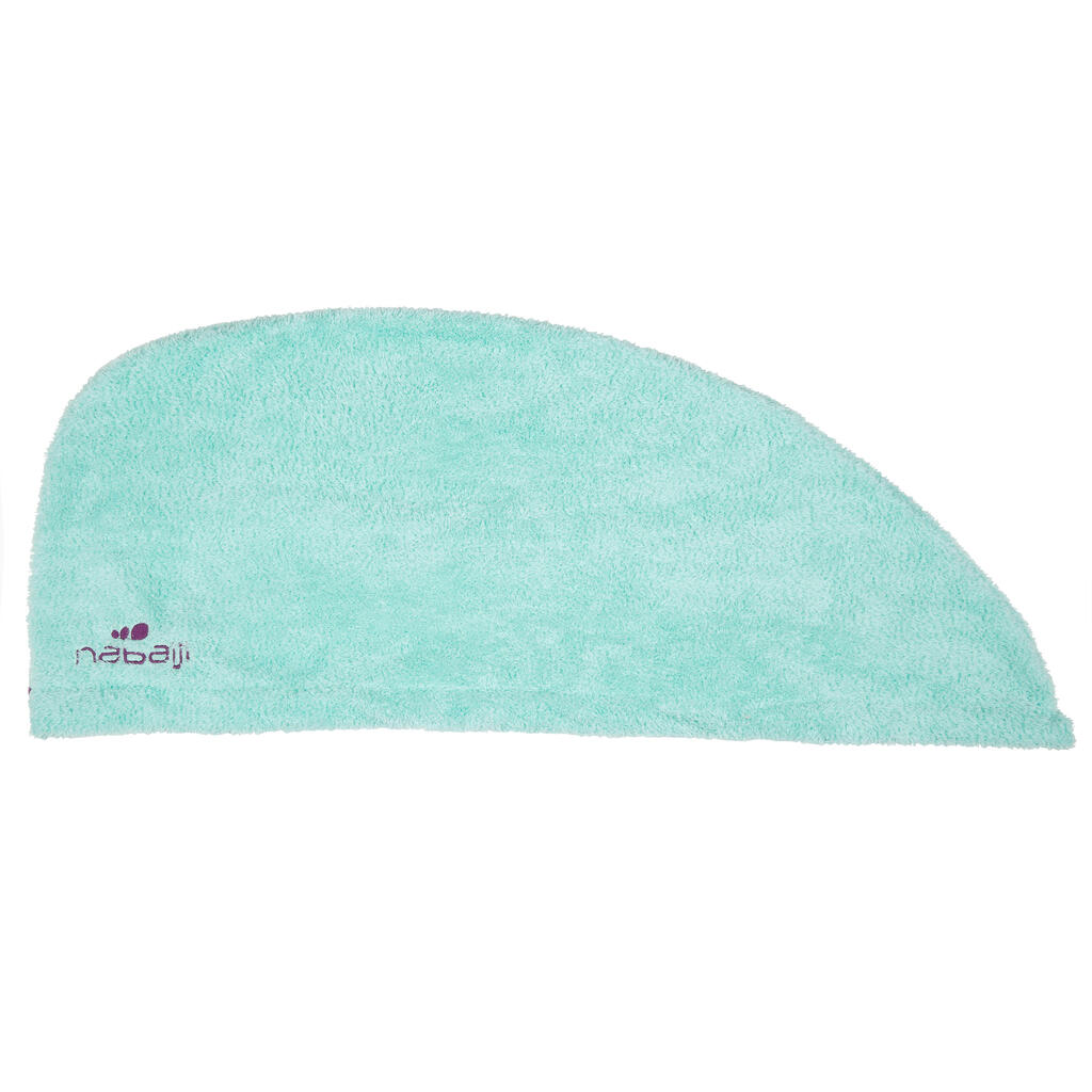 Soft Microfibre Hair Towel - Light Green