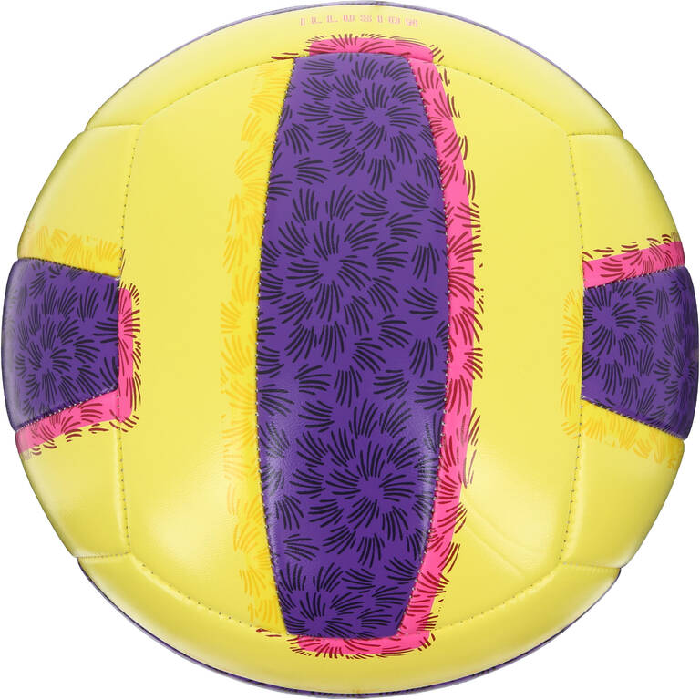 BV100 Beach Volleyball - Yellow/Purple