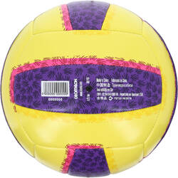 BV100 Beach Volleyball - Yellow/Purple