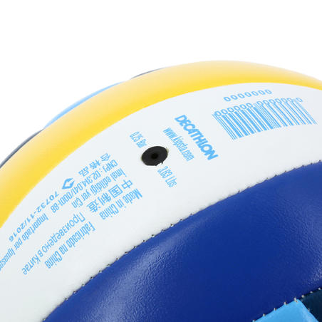 Міні-м'яч Rio Totem Savanna для пляжного волейболу - Білий/Блакитний/Жовтий