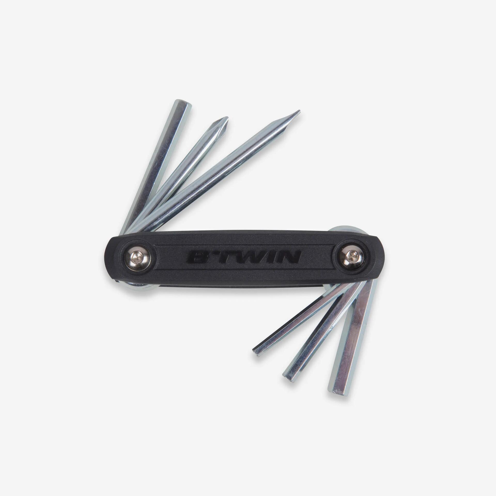 Bicycle Multi-Tool Btwin 100 6 Functions