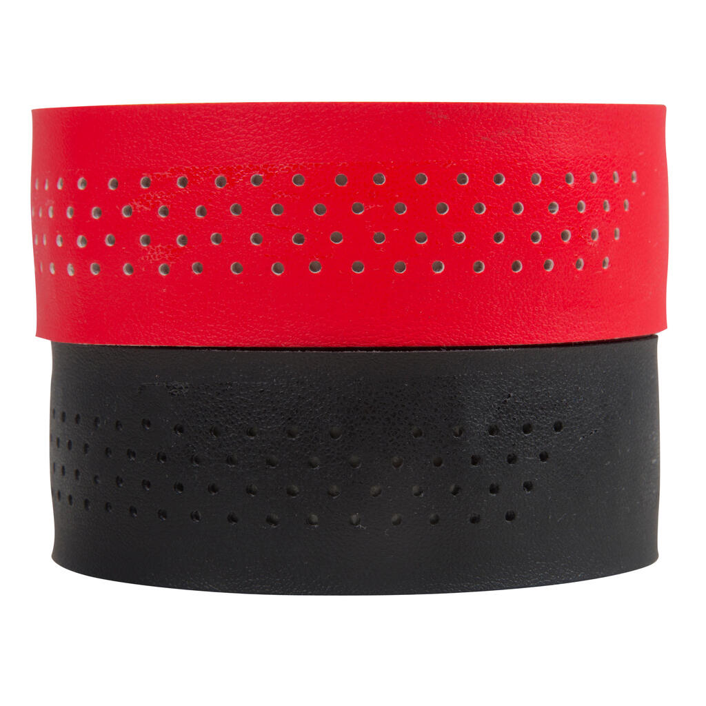 Two-Colour Handlebar Tape - Red/Black