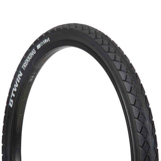 
      Coraza para bicicleta rin 24" x 1,7 Btwin 	negro
  