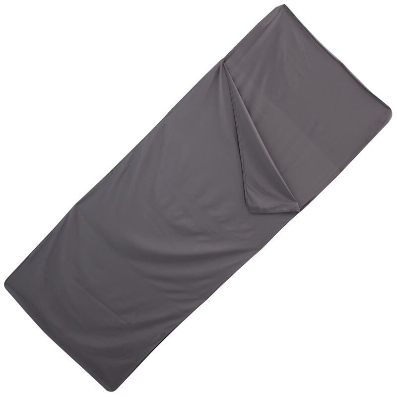 Sábana para bolsa de dormir, poliéster gris Sábana para bolsa de dormir, poliéster gris