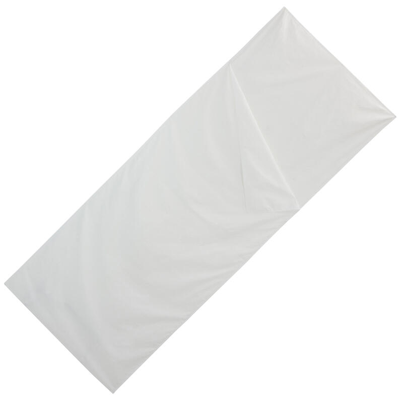 Lakenzak voor slaapzak comfort katoen beige