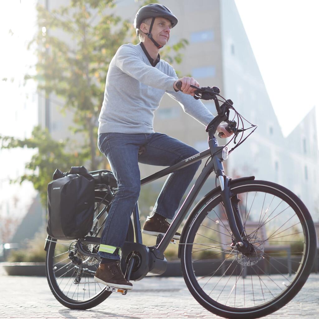 Mestský elektrický bicykel Elops 940 E so zvýšeným rámom