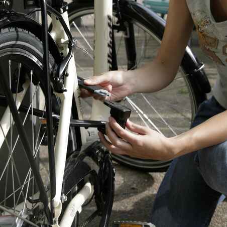 High-Security Foldable Bike Lock Bordo