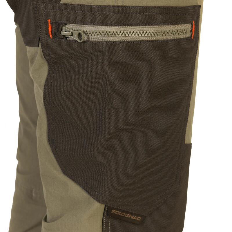 Breathable Hard-Wearing Cargo Trousers SOLOGNAC - Decathlon