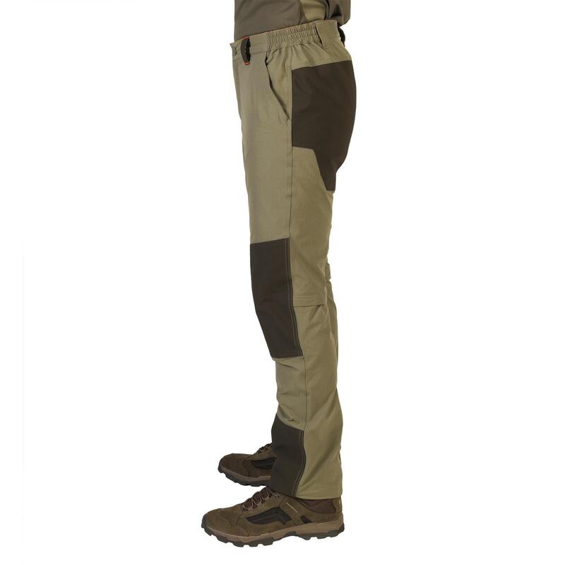 Pantalon léger respirant et résistant chasse homme - 520 vert