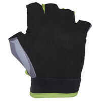 Guantes de ciclismo cotos niños Btwin Dark Hero negros