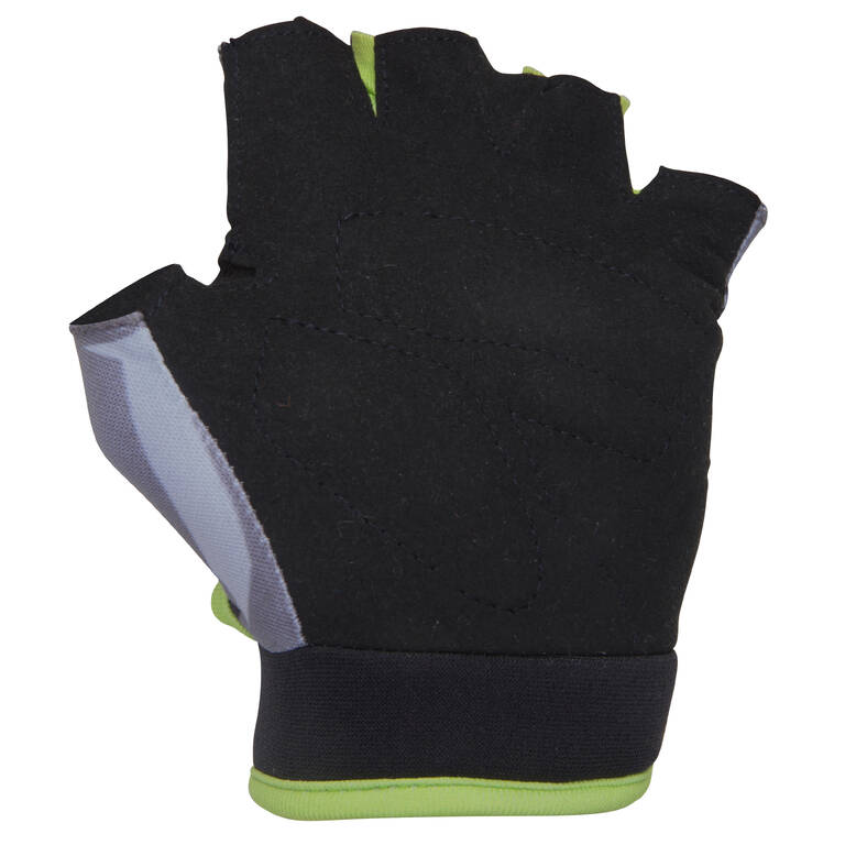 Kids' Fingerless Cycling Gloves - Dark Hero