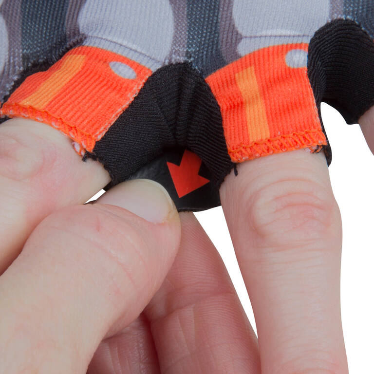 Robot Children's Bike Gloves - Orange