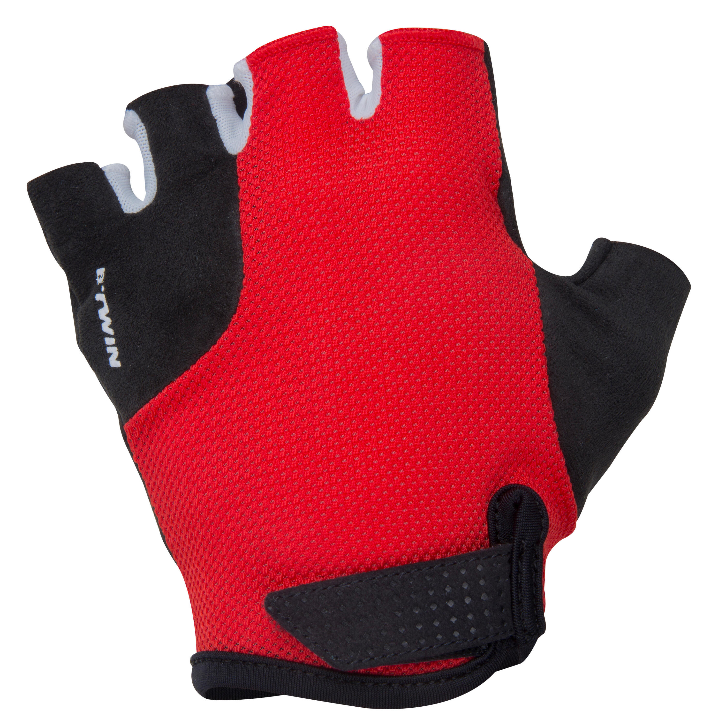 BTWIN 500 Kids' Cycling Gloves - Red