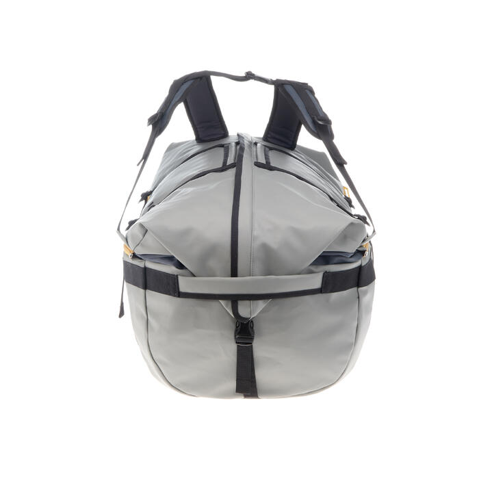 Tas+lange+trektochten+80+120+liter+grijs image Tas+lange+trektochten+80+120+liter+grijs Tas Quechua Simungil Idaman Mutakhir