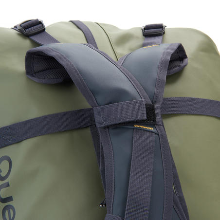 Дорожня сумка для трекінгу в горах з регульованим об'ємом: від 40-60 л - Хакі