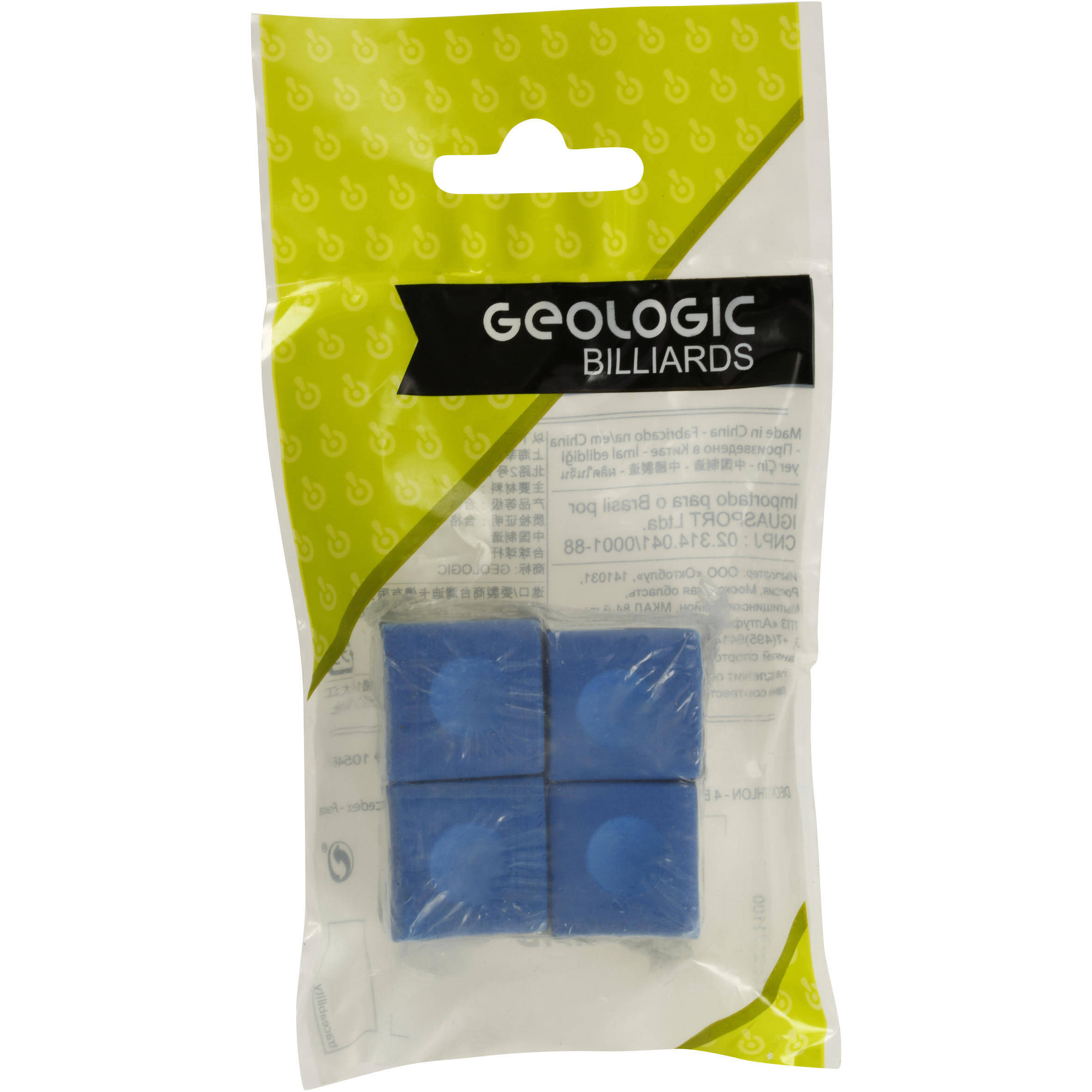 Billiards Pool Cue Chalk 4 Pack -  4