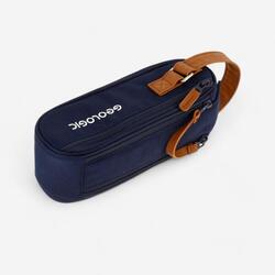 SACOCHE SEMI RIGIDE POUR 3 BOULES DE PÉTANQUE BLEU GEOLOGIC