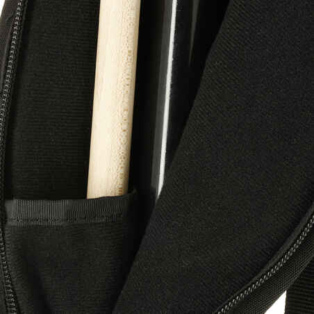 Soft Billiards Case for Billiards Cue - Black/Grey