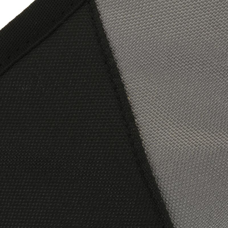 Funda flexible para taco de billar negra y gris 