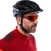 نظارة شمسية لركوب الدراجات، مع 4 عدسات يمكن التبديل بينهم 700 - لون أحمر
