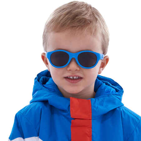 نظارات Kid 100 الشمسية للرحلات للأطفال من عمر 2 حتى -4 سنوات من الفئة 3 - أزرق