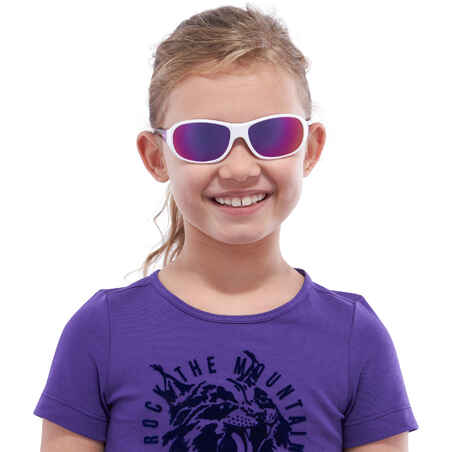 Gafas De Sol Montaña MH T500 Categoría 4 Niño Niña Violeta De 6 A 10 Años - Decathlon