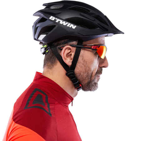 Cycling 700 Red Pack Adult Cycling Sunglasses 4 Interchangeable Lenses - Red