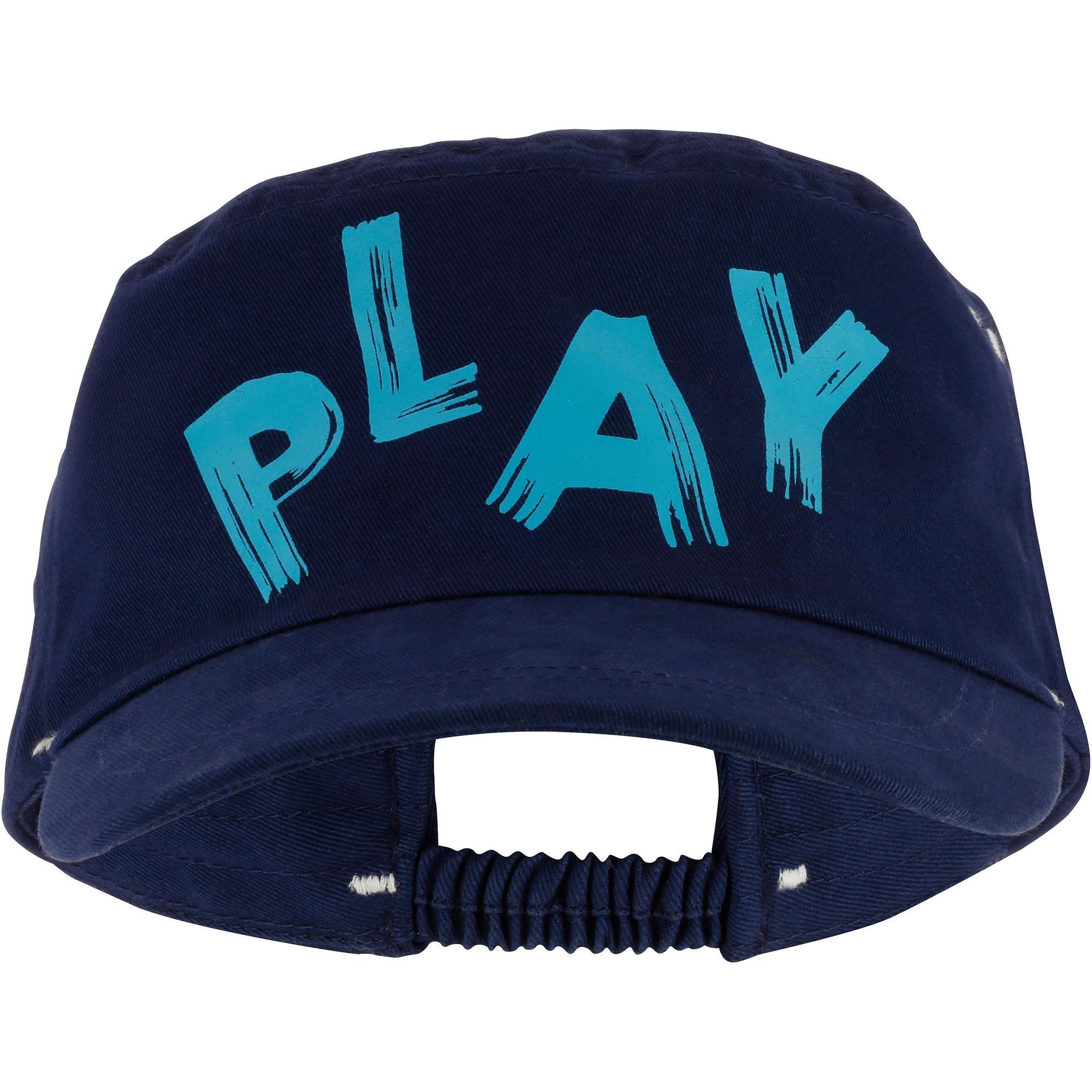 Gym baby blue printed cap