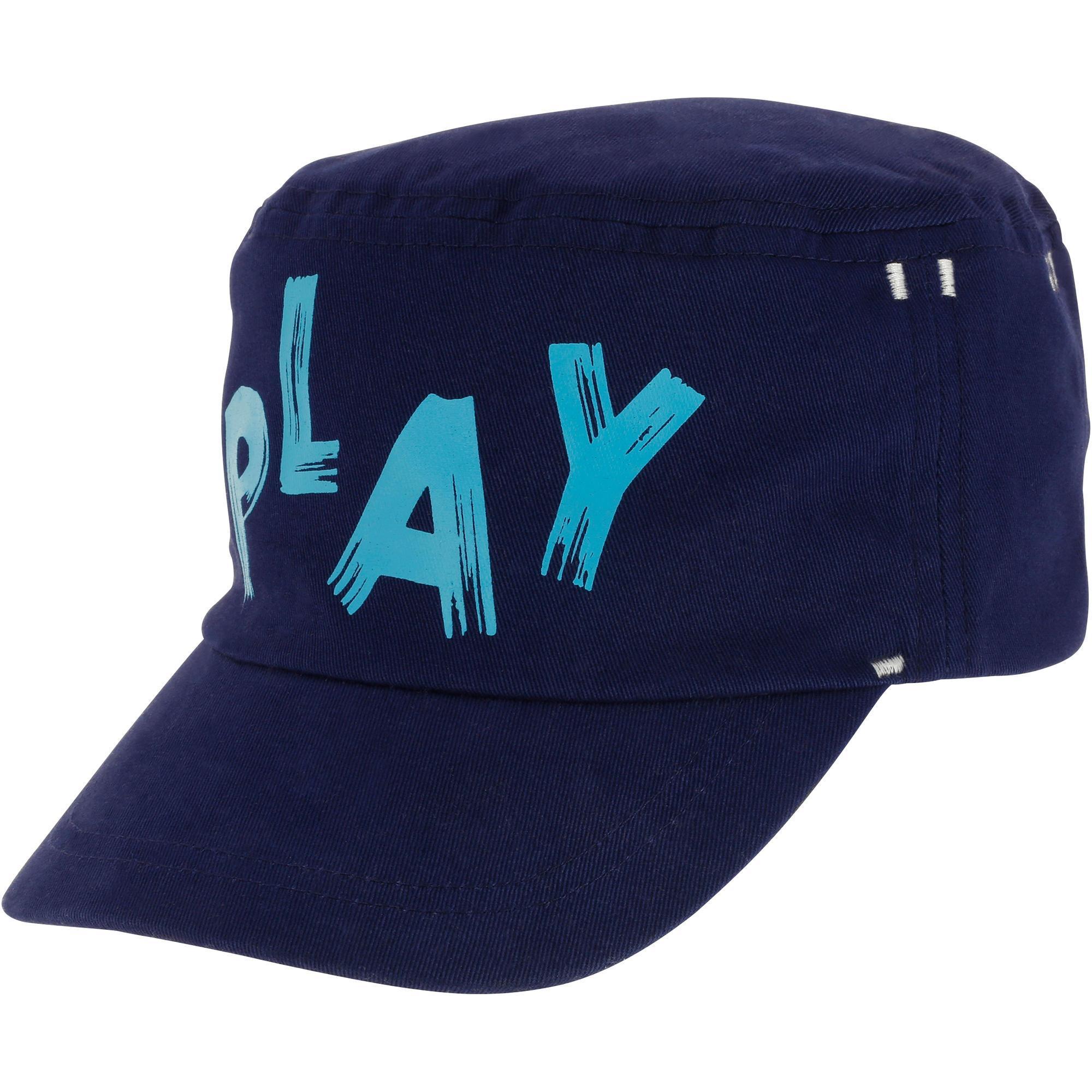 Gym baby blue printed cap