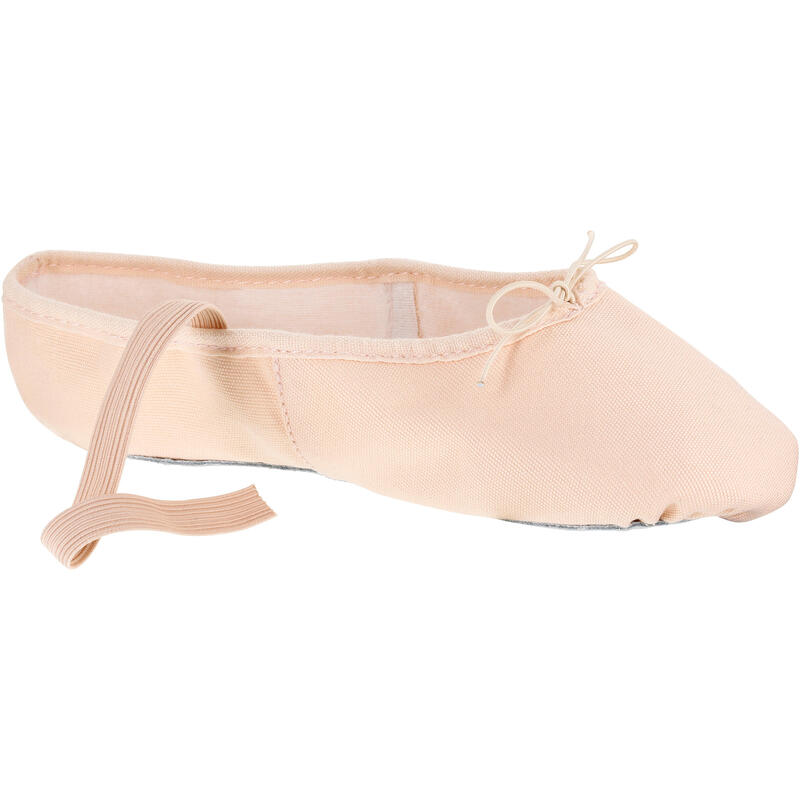 Woven Demi-Pointe Ballet Shoes - Salmon