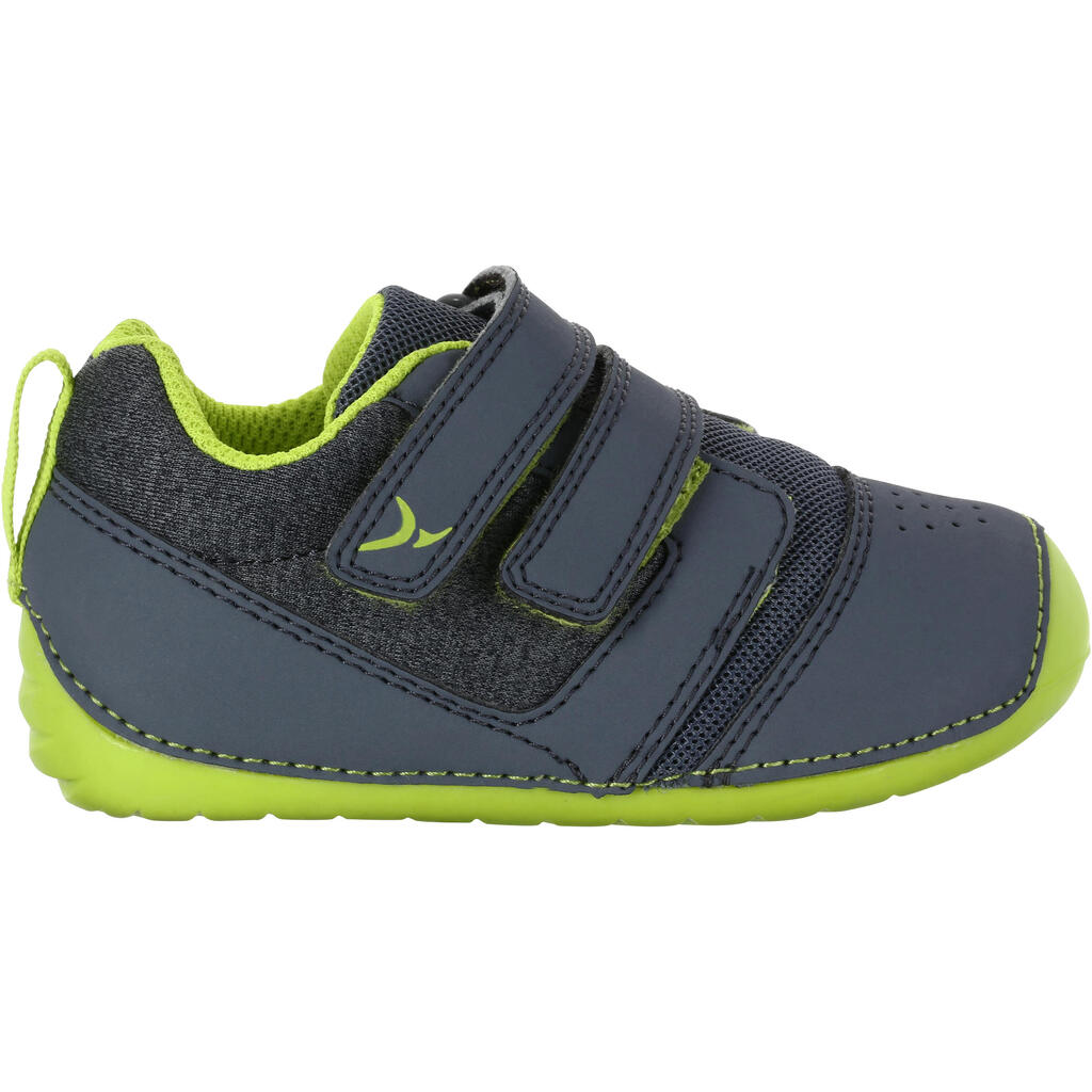 Turnschuhe I LEARN Gym Baby grau/rosa