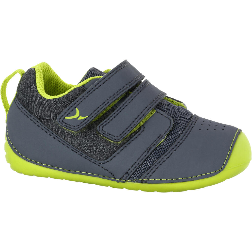 Turnschuhe I LEARN Gym Baby grau/rosa