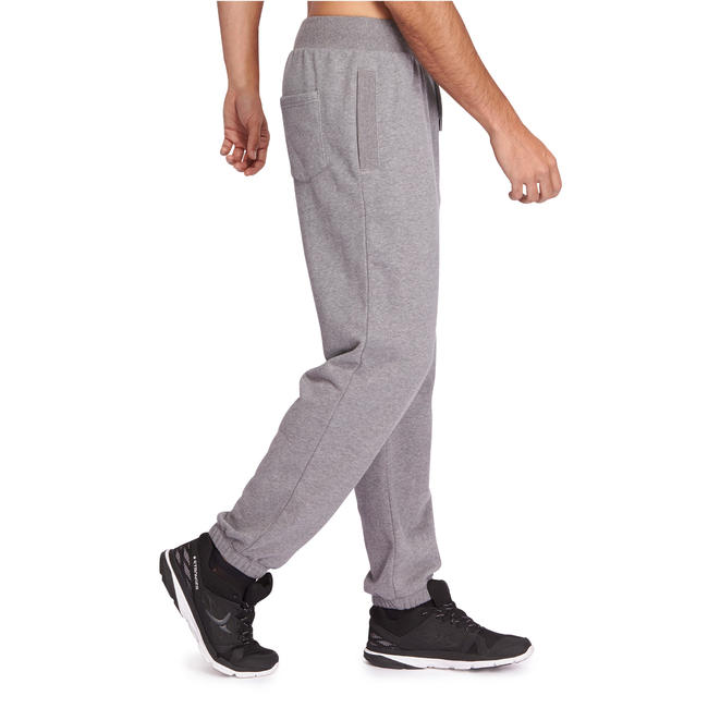 Gym Stretching Regular-Fit Track Pant 520 - Grey