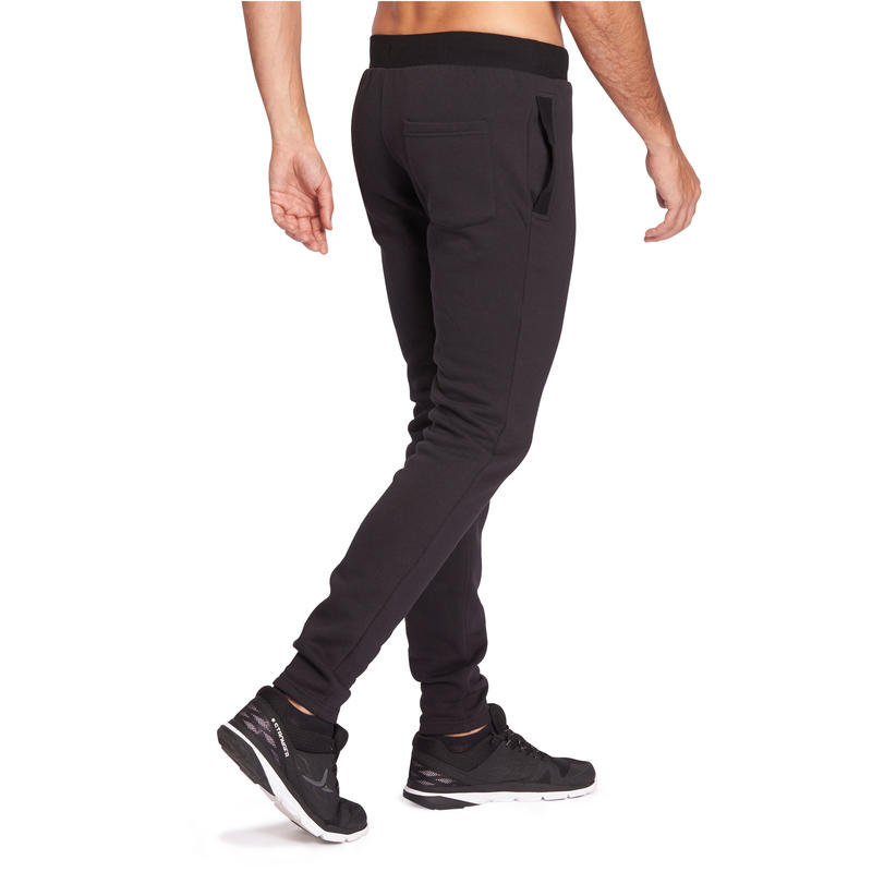 920 Gym Pilates Esofman Alti Erkek Siyah Domyos By Decathlon