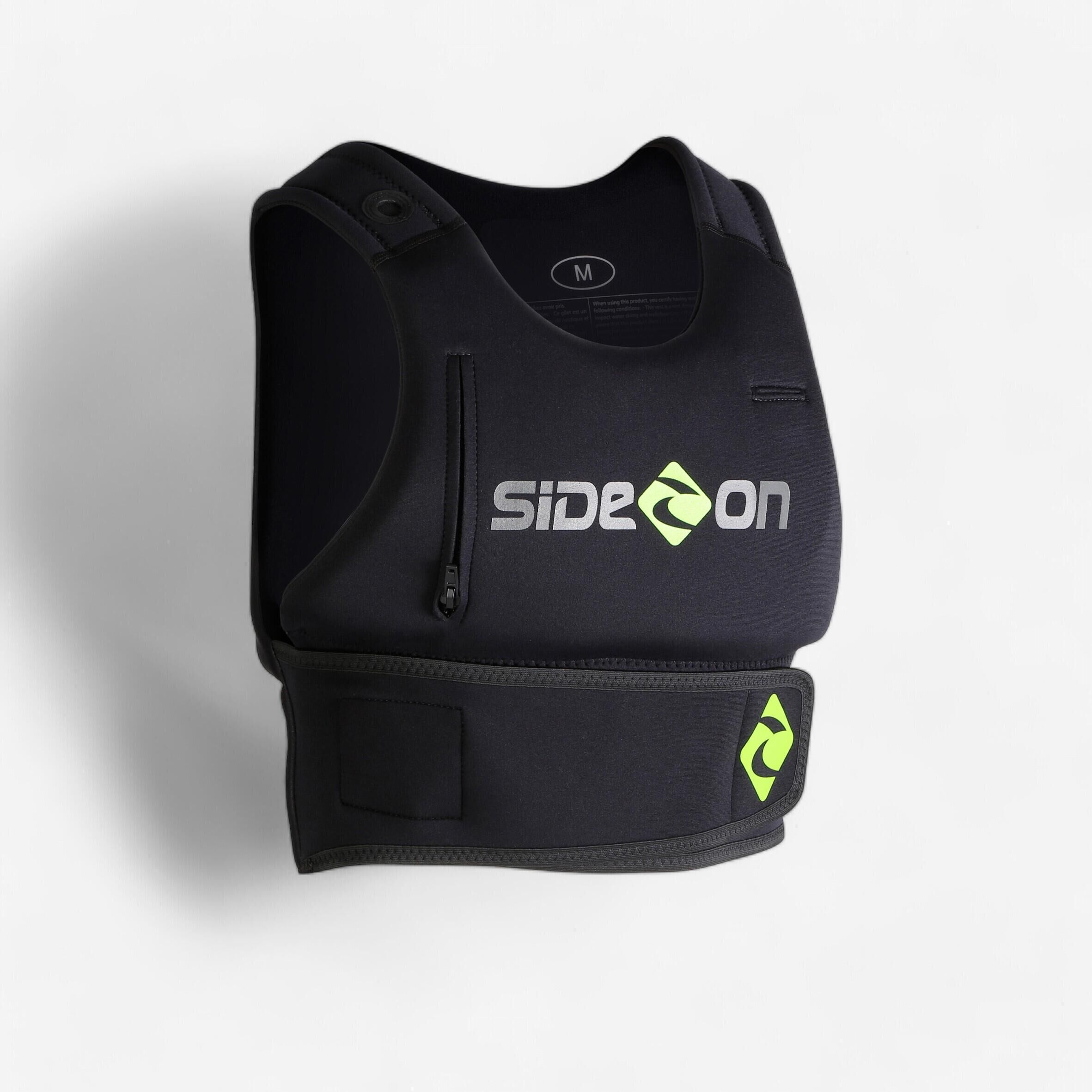 SIDE ON Kitesurf Vest - Black/Green