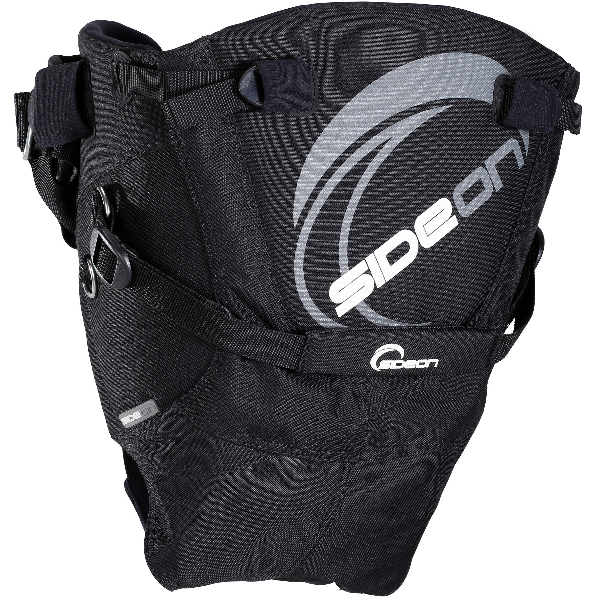 SIDE ON Kitesurf Seat Harness - Black