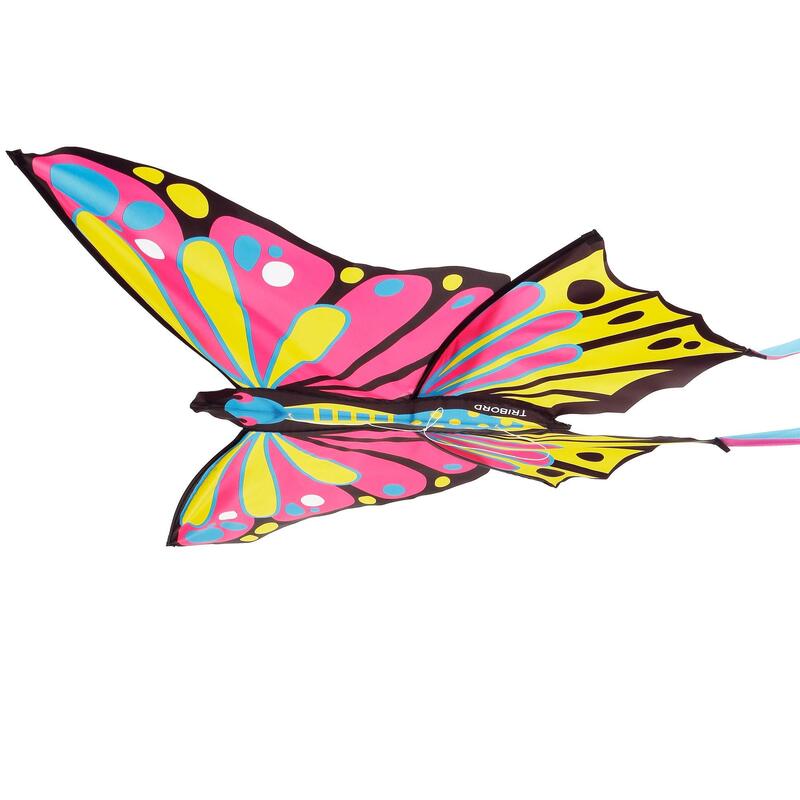 Cerf-volant statique - MFK160 Papillon Rose/Jaune