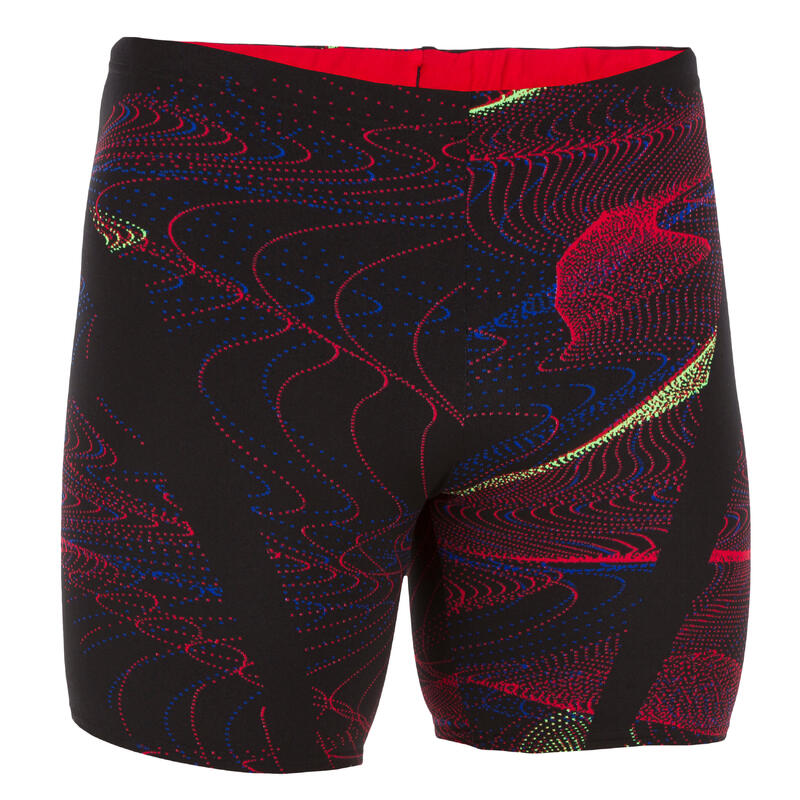 MAILLOT DE BAIN HOMME BOXER LONG 500 GLITH ROUGE MAILLOT DE BAIN HOMME BOXER LONG 500 GLITH ROUGE