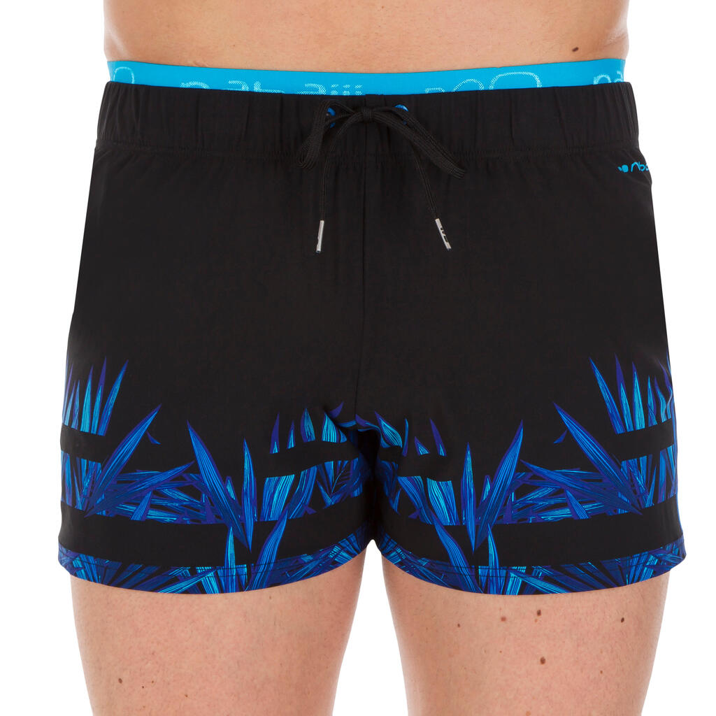 Badehose Schwimmshorts kurz 100 Herren All Chin blau 