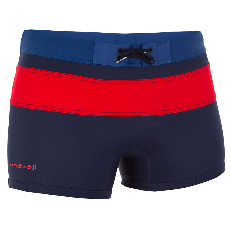 NABAIJI B-Active Fun Men's Boxer Swim Shorts - Blue Red...