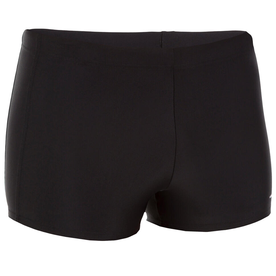 100 PLUS MEN'S BOXER SHORTS - PIP BLACK - Decathlon