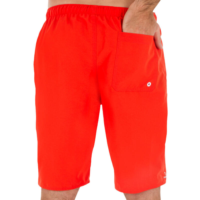 Boardshort long hendaia rouge