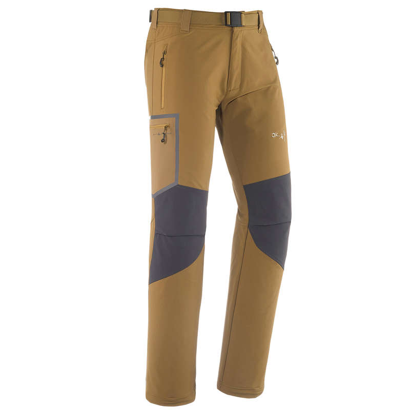 QUECHUA Forclaz 500 Warm Men's Hiking Trousers Brown...