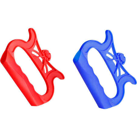Molded Handles for a 2-Line Stunt Kite.