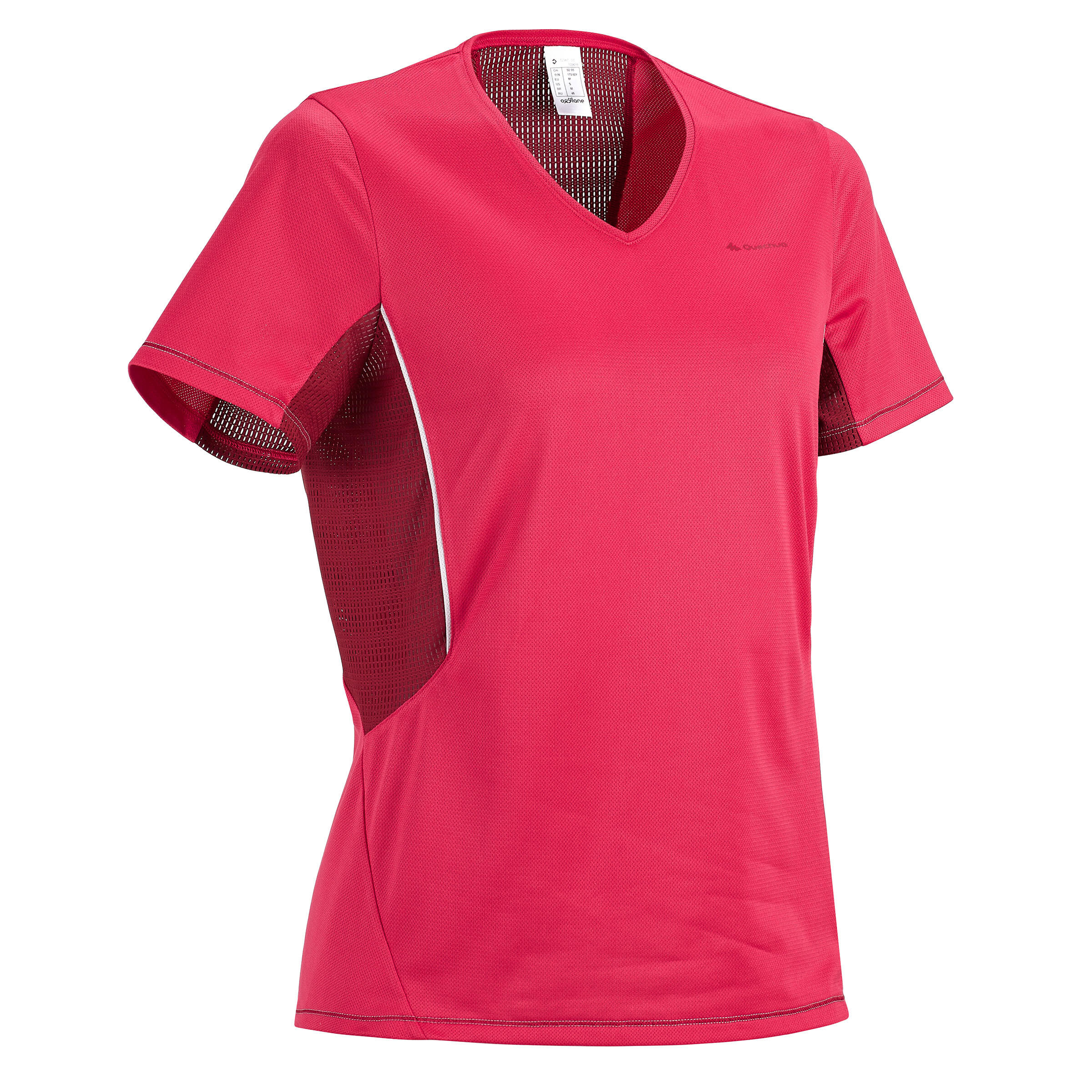 QUECHUA Women's Forclaz 100 Short-sleeved Hiking T-Shirt Pink