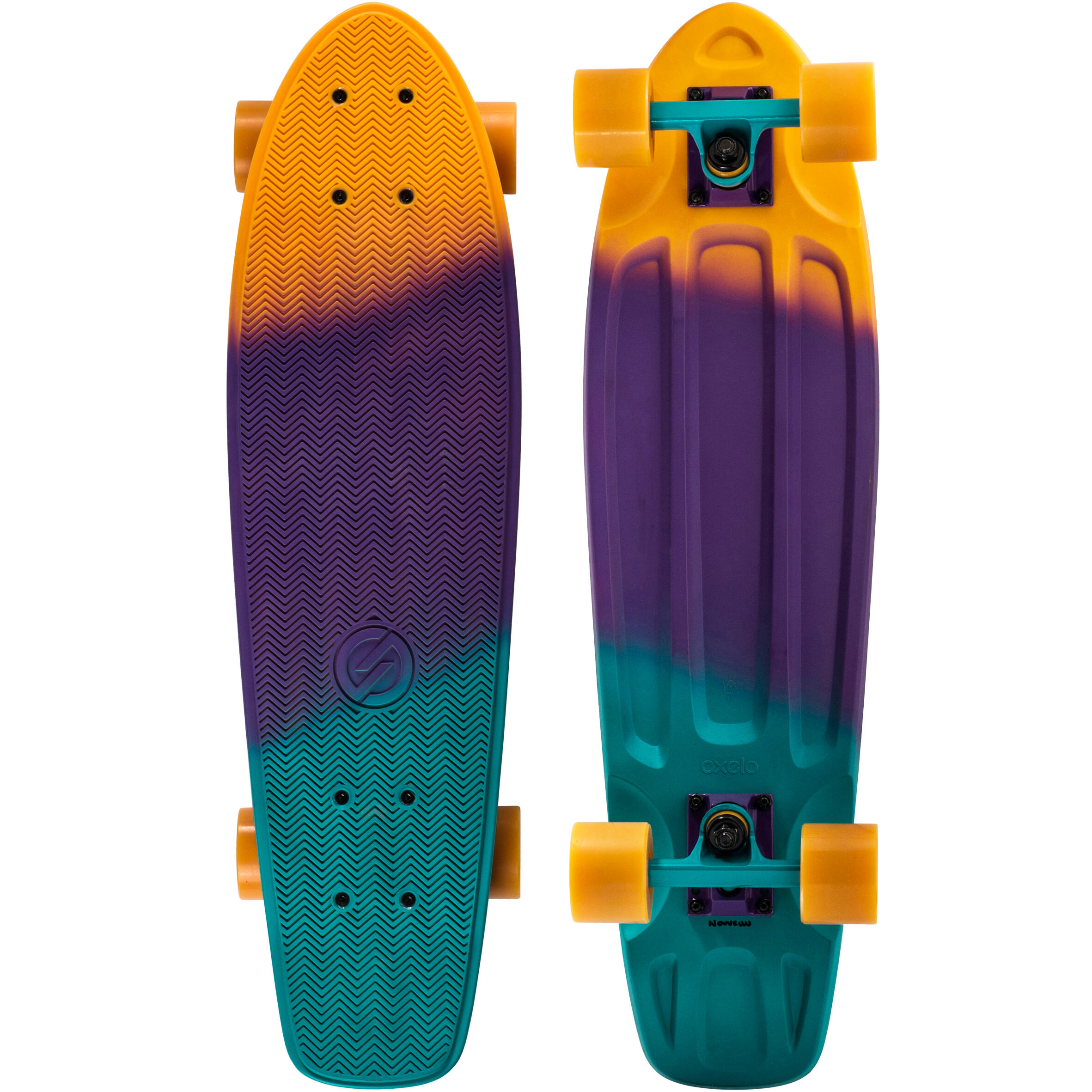 Cruiser Skateboard Big Yamba Blue Coral Gradient Decathlonb2b