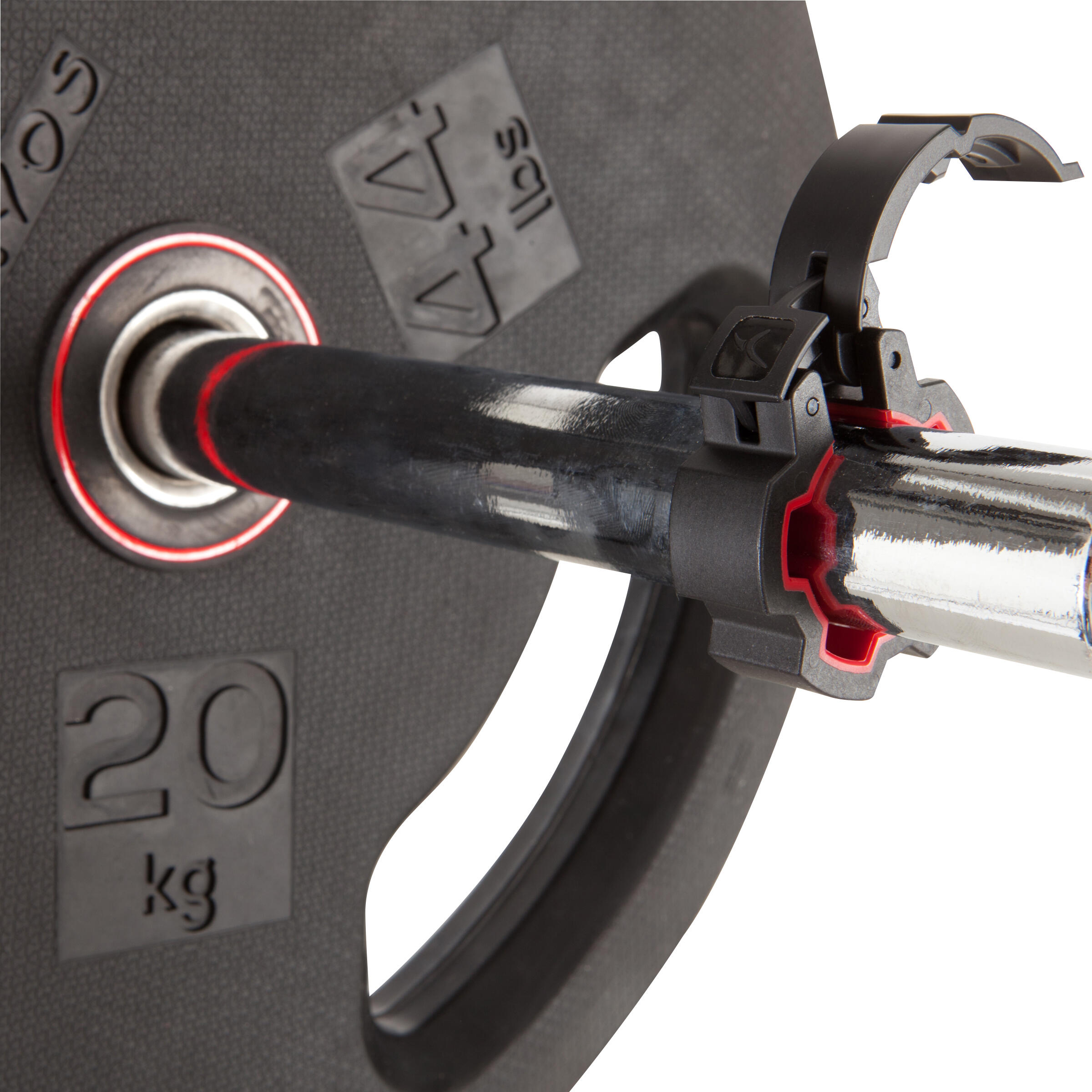 DOMYOS Zaisťovacie zámky na kotúče Smart na posilňovanie 28 mm NO SIZE · záber 5