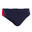 Bañador Slip Natación 900 Yoke Niño Negro Rojo