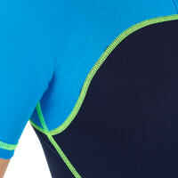 SHORTY 100 BOY'S SWIMSUIT - BLUE / NAVY BLUE