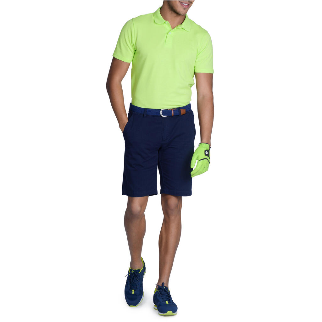 Golf Poloshirt kurzarm MW500 Herren khaki 